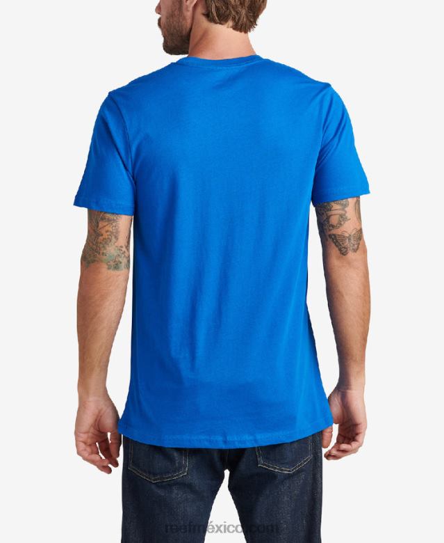 camiseta de manga corta Reef hombres lapislázuli B4FFZ620