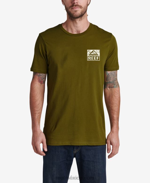 camiseta de manga corta Reef hombres palta B4FFZ581