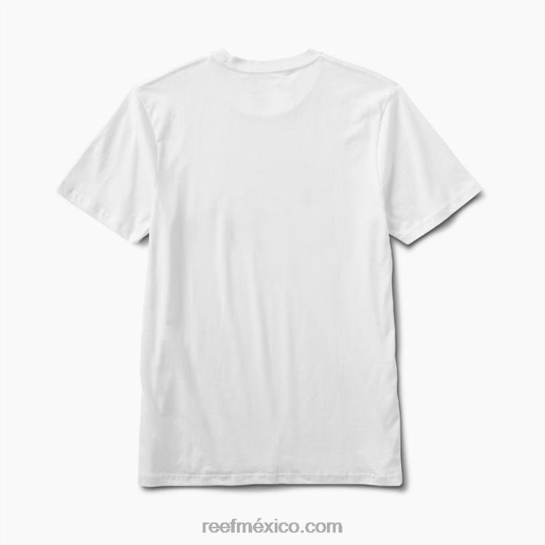 camiseta de manga corta de bengala Reef hombres malvavisco B4FFZ617