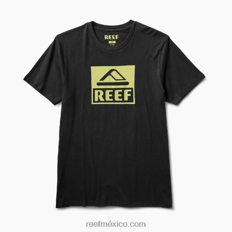 camiseta de manga corta del conductor Reef hombres caviar B4FFZ613