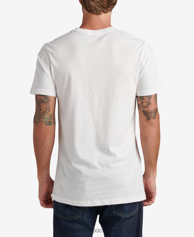 camiseta de manga corta del conductor Reef hombres malvavisco B4FFZ605