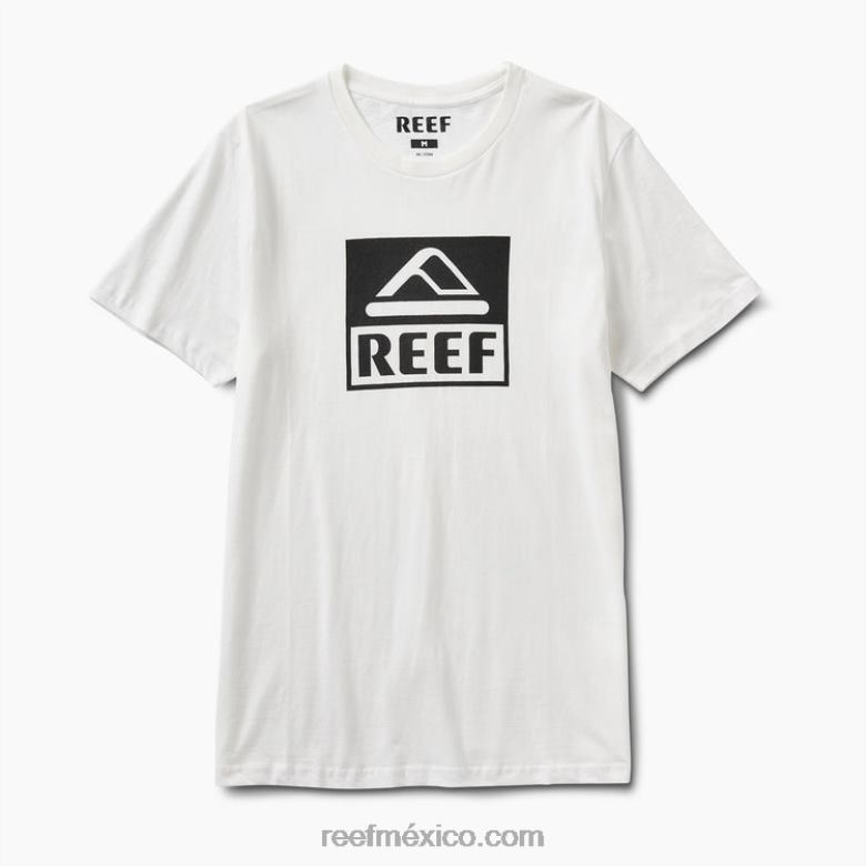 camiseta de manga corta del conductor Reef hombres malvavisco B4FFZ605