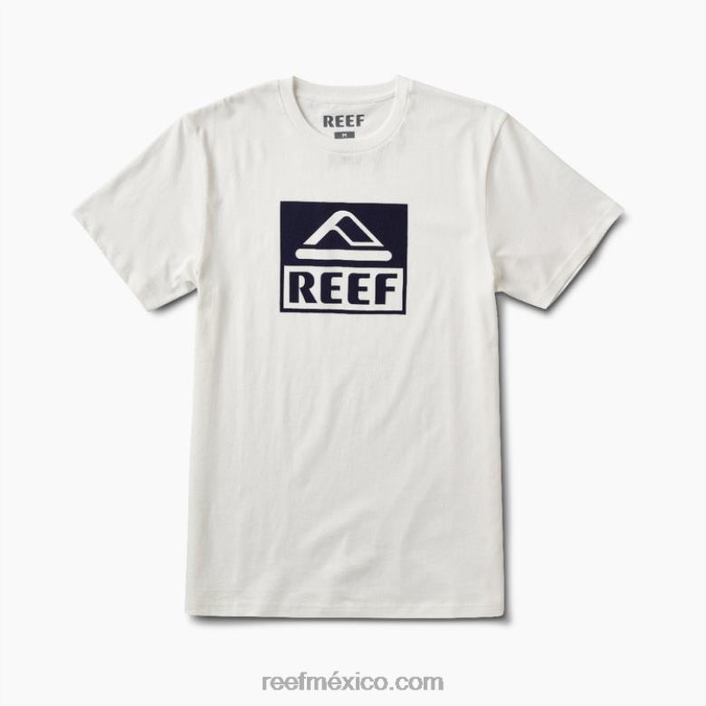 camiseta de manga corta del conductor Reef hombres malvavisco B4FFZ630
