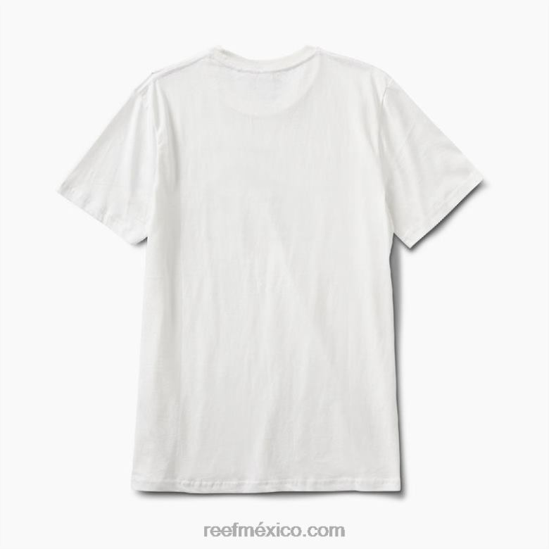 camiseta de manga corta del conductor Reef hombres malvavisco B4FFZ630