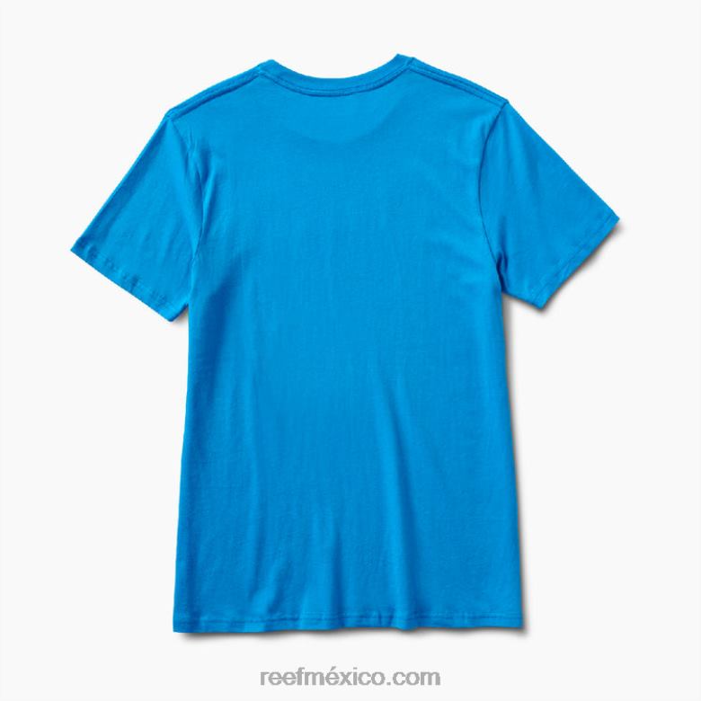 camiseta de manga corta lucis Reef hombres océano hawaiano B4FFZ599