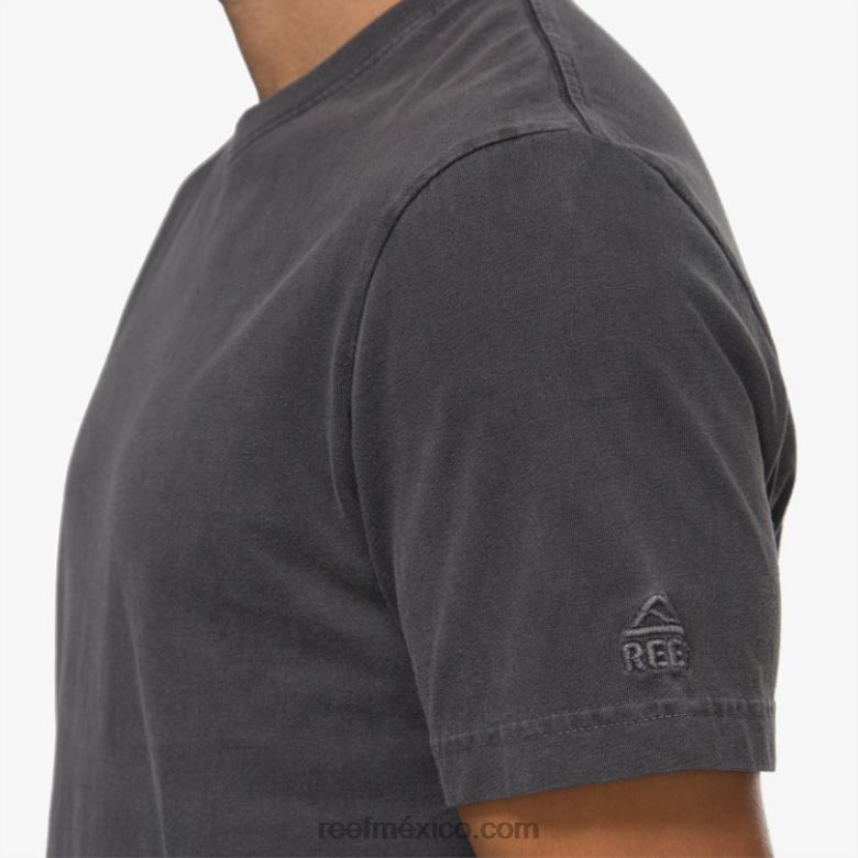 camiseta de manga corta marte Reef hombres negro pirata B4FFZ563
