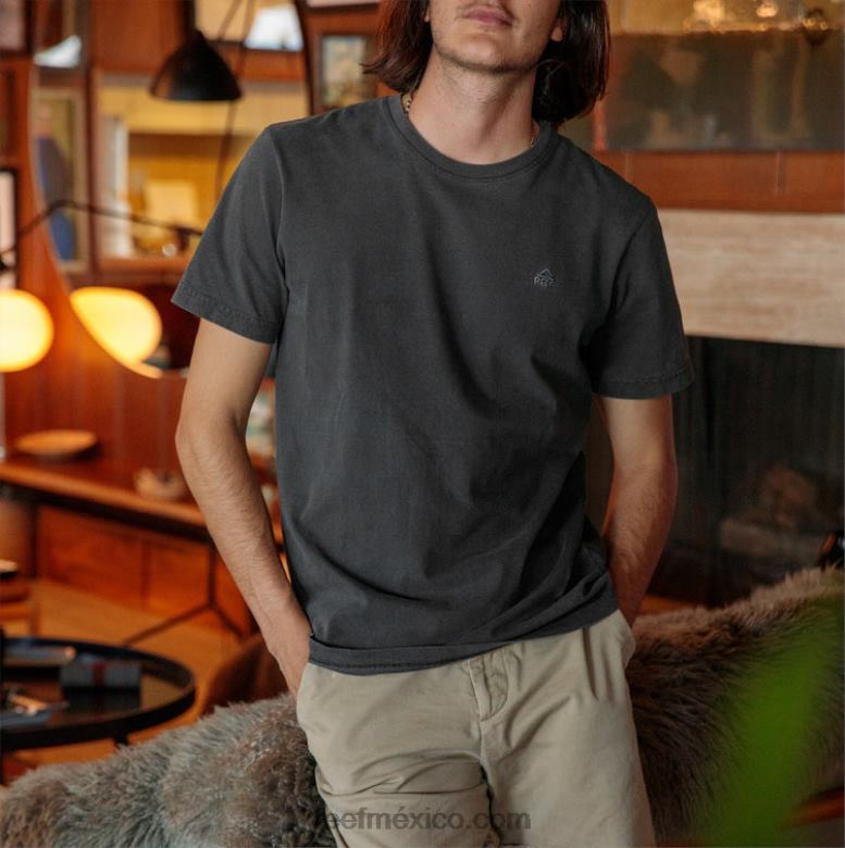 camiseta de manga corta marte Reef hombres negro pirata B4FFZ563