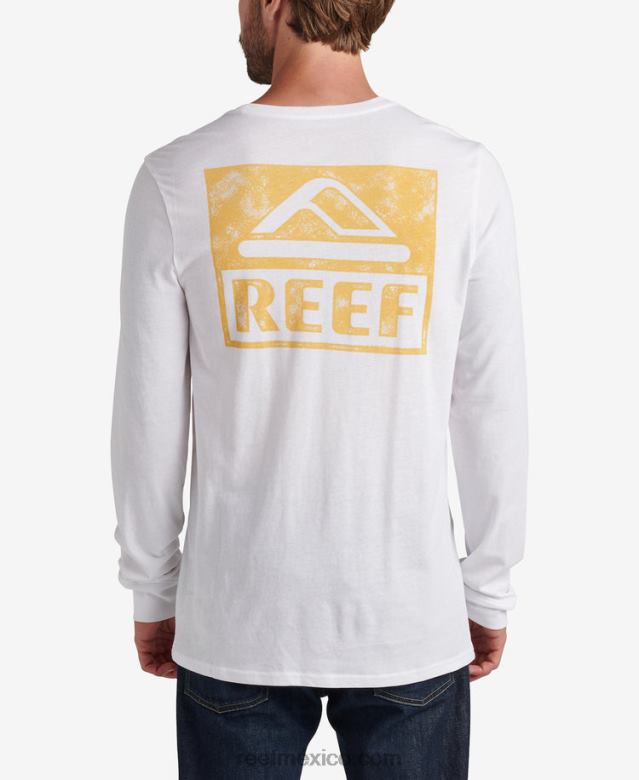 camiseta de manga larga Reef hombres malvavisco B4FFZ624