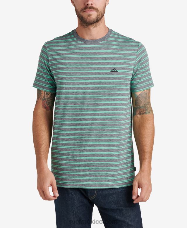 camiseta de punto de manga corta sutter Reef hombres caviar B4FFZ604