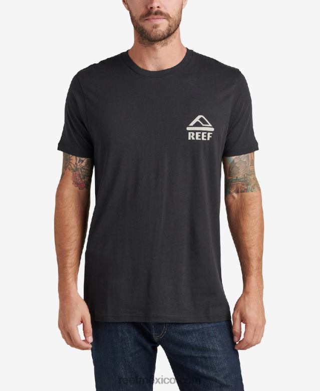 camiseta jamison manga corta Reef hombres caviar B4FFZ572
