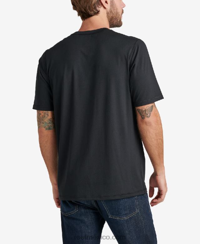 camiseta rodeo de manga corta con protección contra erupciones holgada Reef hombres caviar B4FFZ582