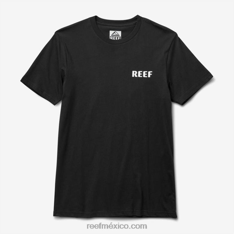 unir camiseta de manga corta Reef hombres caviar B4FFZ608