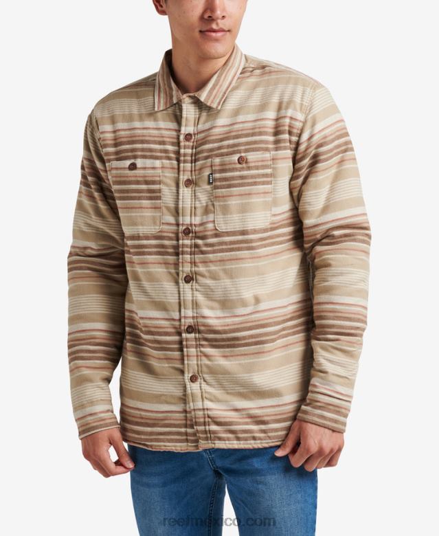 chamarra sherpa manga larga toro Reef hombres leche de almendras B4FFZ590