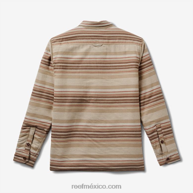 chamarra sherpa manga larga toro Reef hombres leche de almendras B4FFZ590