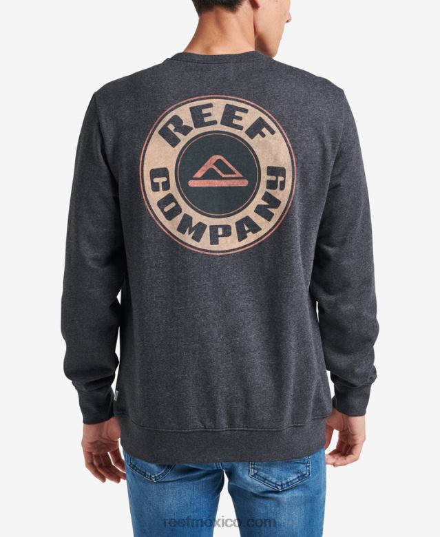 jersey de cuello redondo jenson recyclo Reef hombres tormenta gris B4FFZ734