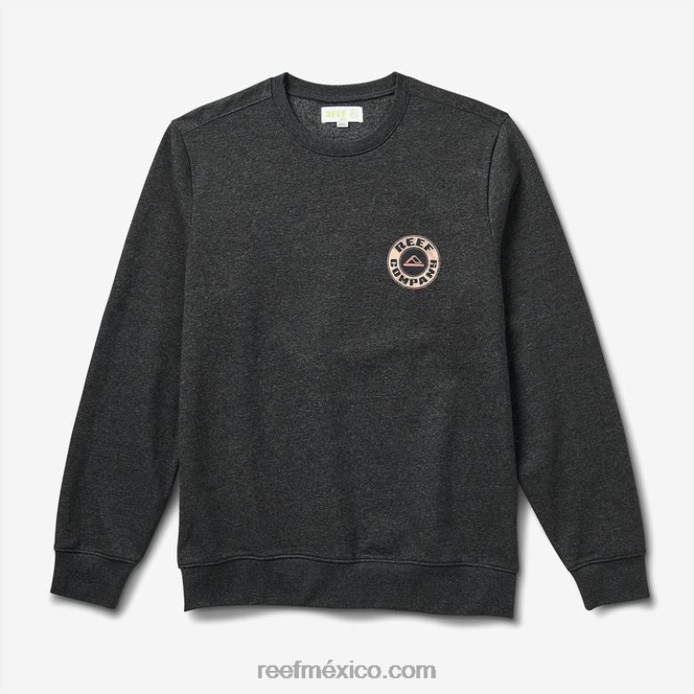jersey de cuello redondo jenson recyclo Reef hombres tormenta gris B4FFZ734