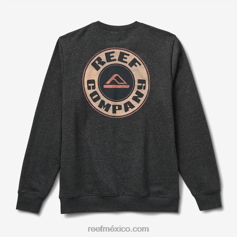 jersey de cuello redondo jenson recyclo Reef hombres tormenta gris B4FFZ734