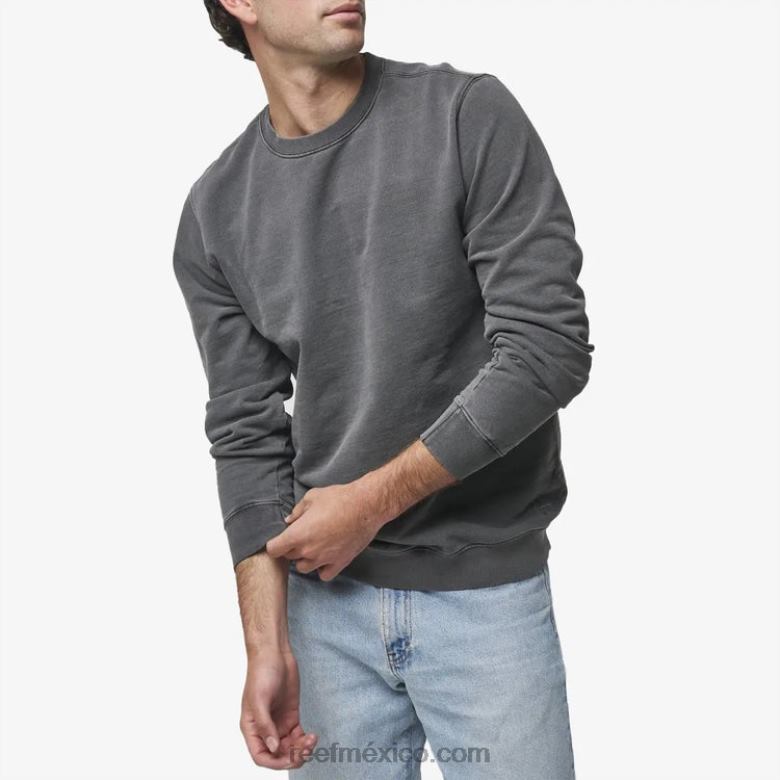 jersey de cuello redondo vivas Reef hombres negro pirata B4FFZ724