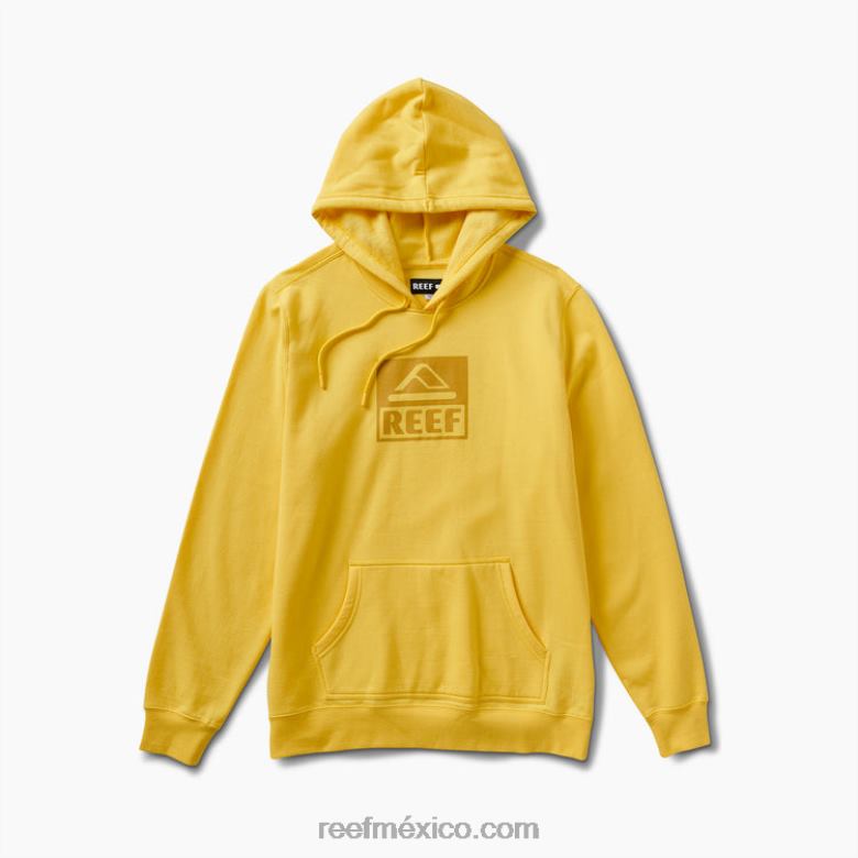 línea de base sudadera con capucha Reef hombres amarillo prímula B4FFZ736