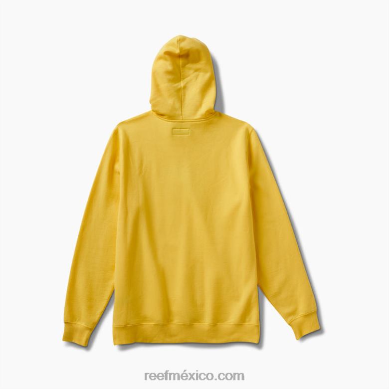 línea de base sudadera con capucha Reef hombres amarillo prímula B4FFZ736