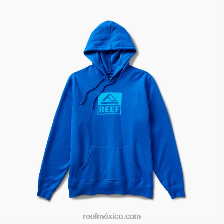 línea de base sudadera con capucha Reef hombres azul lapislázuli B4FFZ740