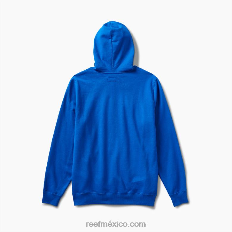 línea de base sudadera con capucha Reef hombres azul lapislázuli B4FFZ740