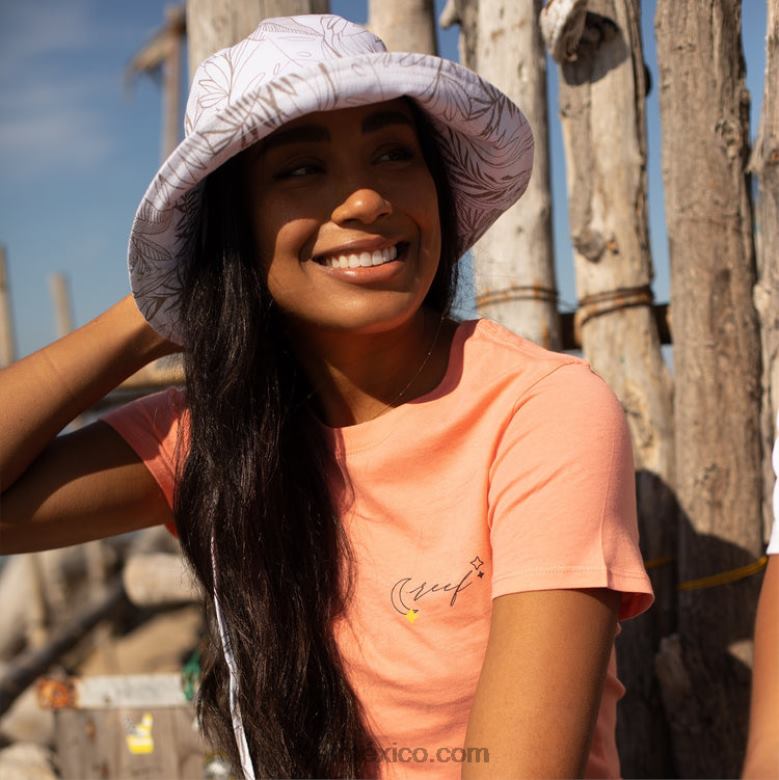 sombrero de pescador con estampado rudy Reef mujer champiñón B4FFZ297