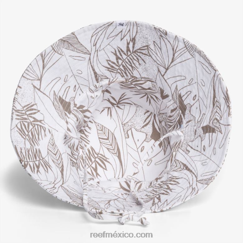 sombrero de pescador con estampado rudy Reef mujer champiñón B4FFZ297