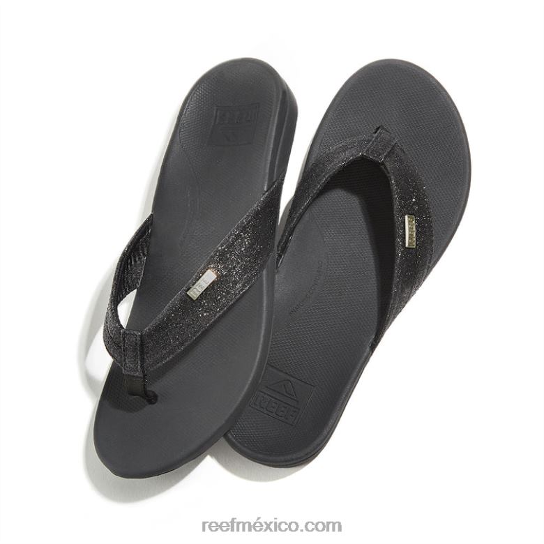 arrecife orto-resortemujer brillo negro/negro B4FFZ43