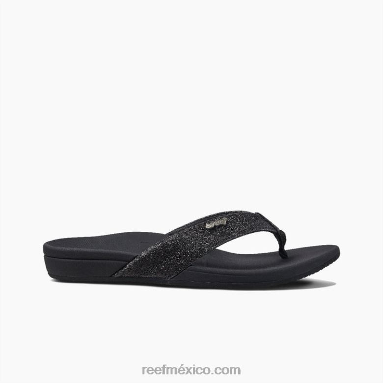 arrecife orto-resortemujer brillo negro/negro B4FFZ43