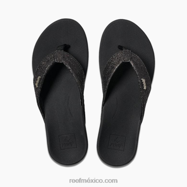 arrecife orto-resortemujer brillo negro/negro B4FFZ43