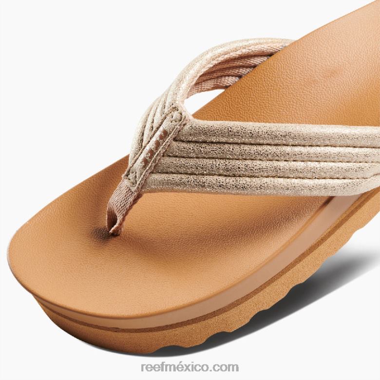 cojín karité hola Reef mujer bronceado/champán B4FFZ122