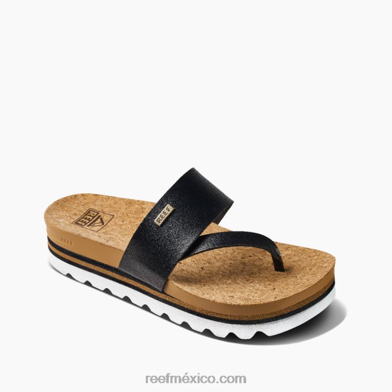 cojín sol hola Reef mujer negro/tostado B4FFZ29