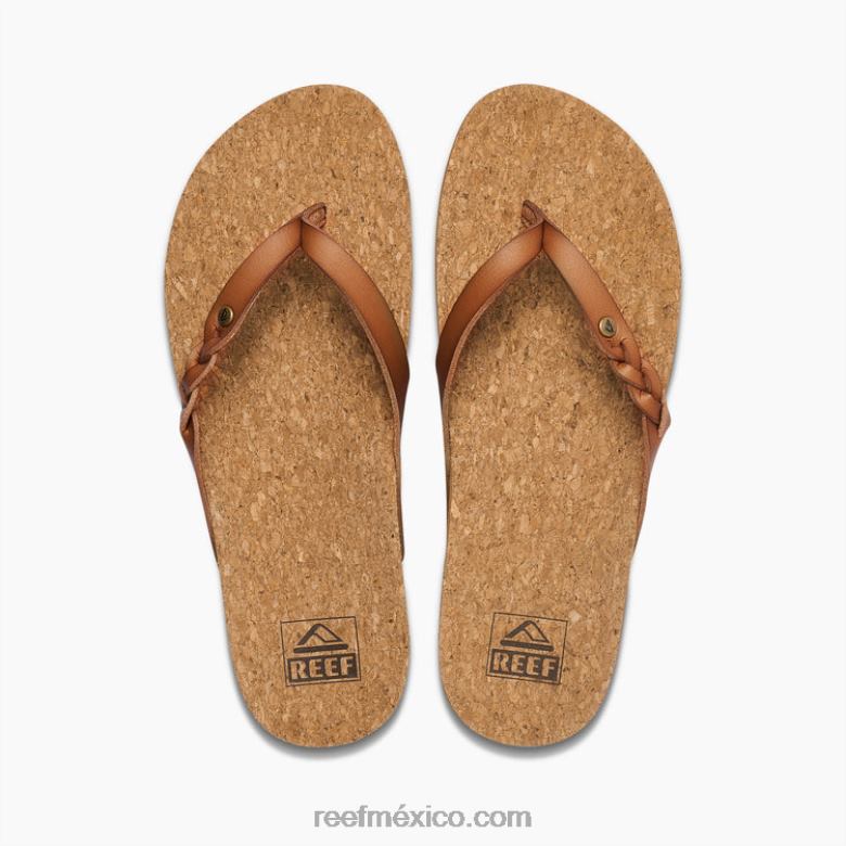 giro de la cancha de cojín Reef mujer café B4FFZ164