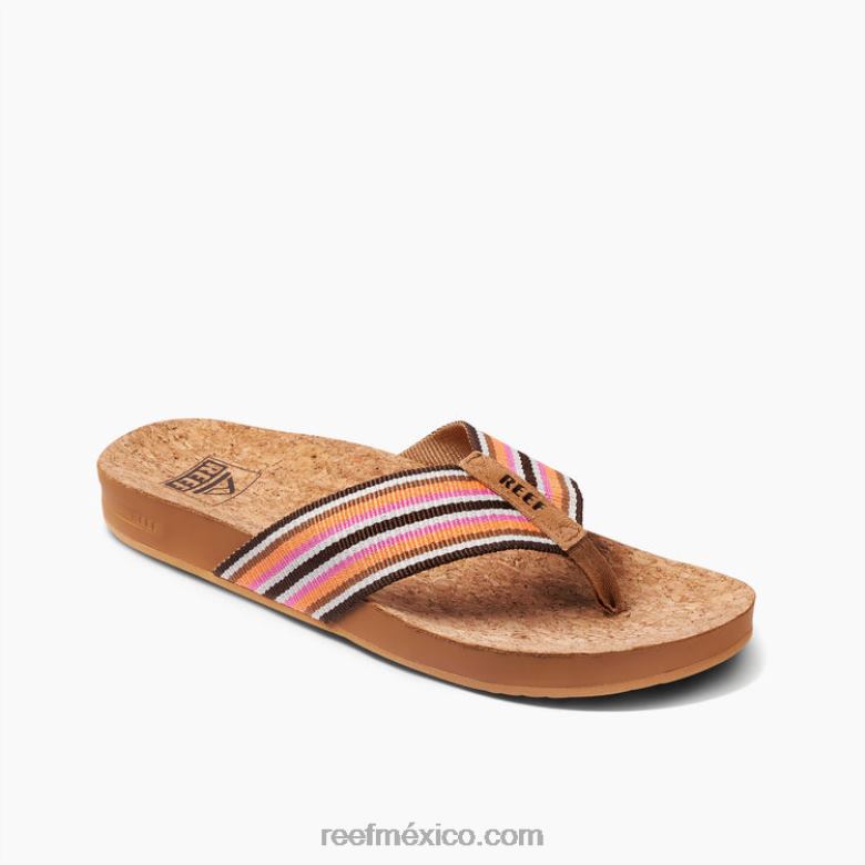 hilos de hebra de cojín de arrecifemujer raya batido B4FFZ100