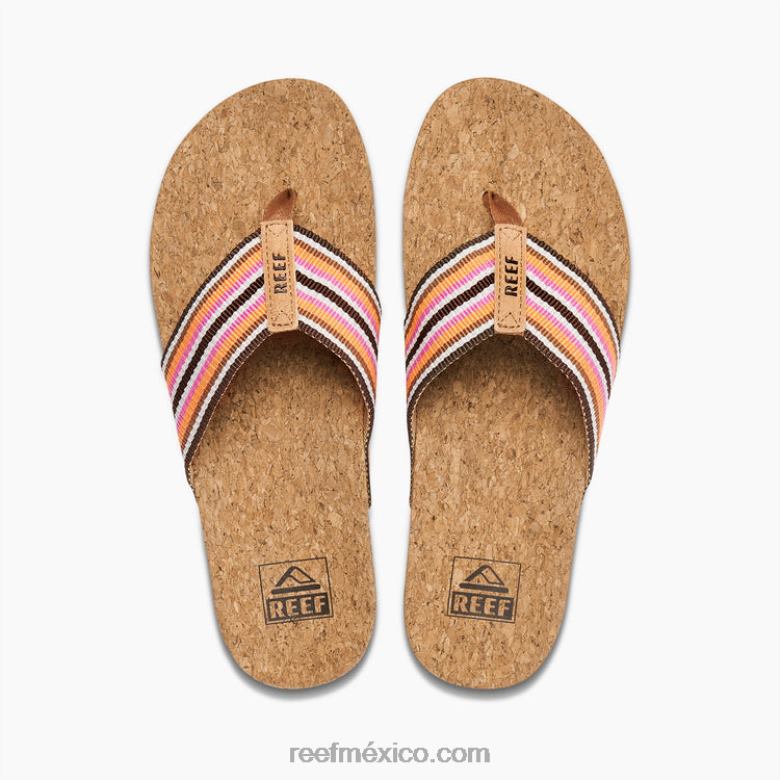 hilos de hebra de cojín de arrecifemujer raya batido B4FFZ100