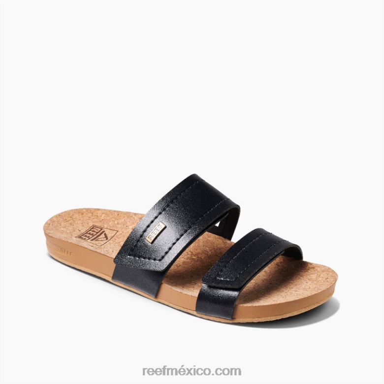 Vista de velcro Reef mujer negro B4FFZ196