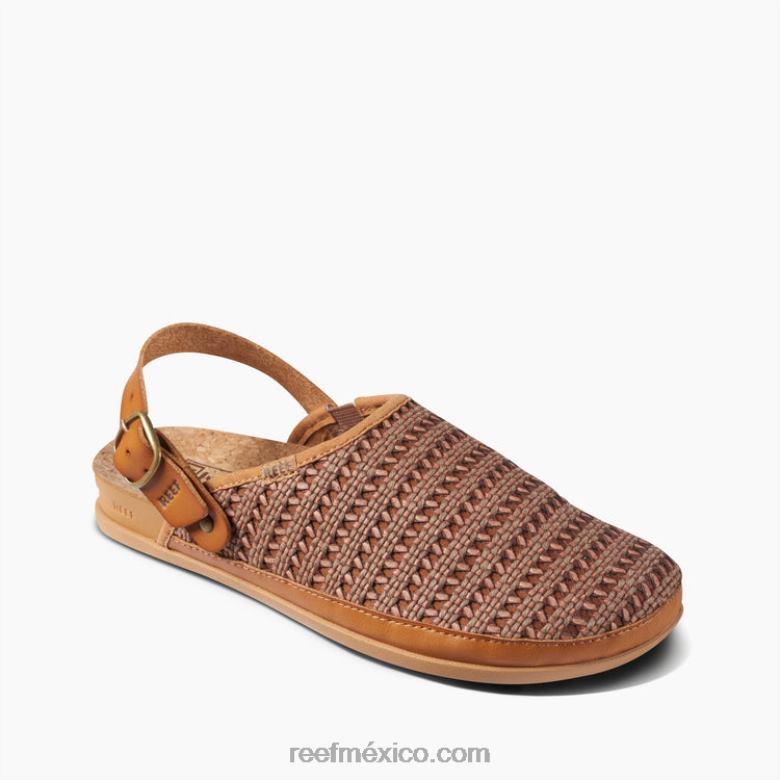 cojín tejido salvia Reef mujer morena B4FFZ228