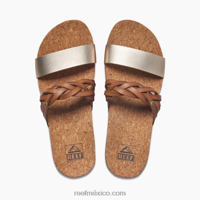 cojín vista hi twist Reef mujer bronceado/champán B4FFZ146