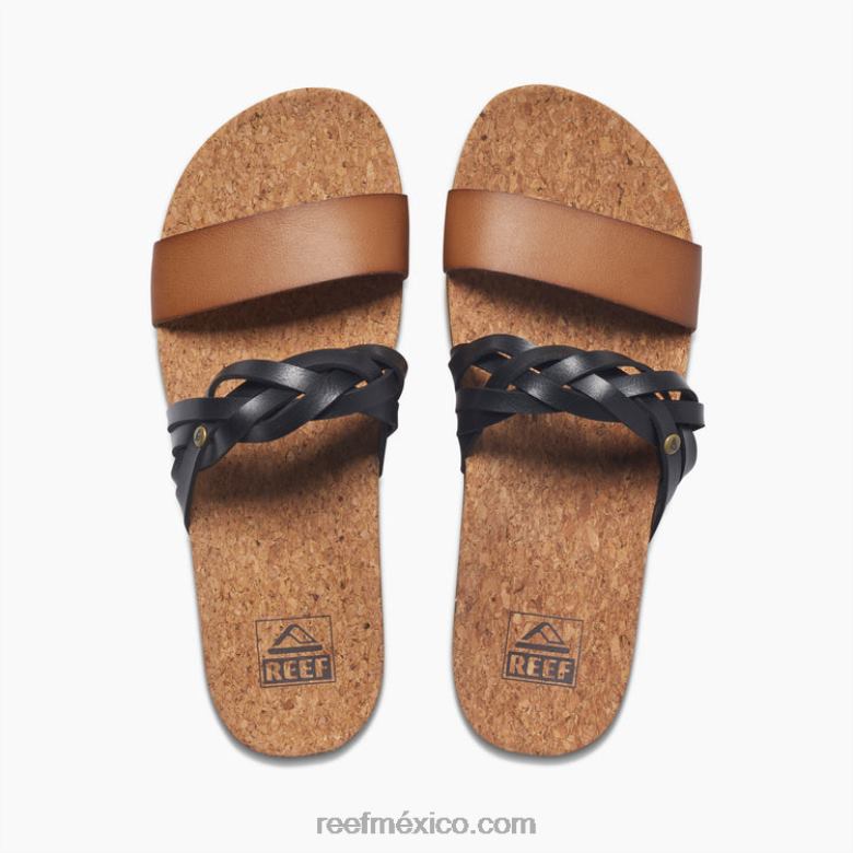 cojín vista hi twist Reef mujer negro/tostado B4FFZ114