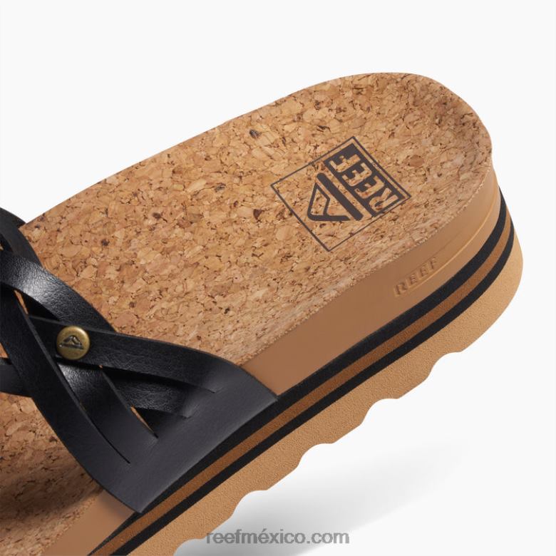 cojín vista hi twist Reef mujer negro/tostado B4FFZ114