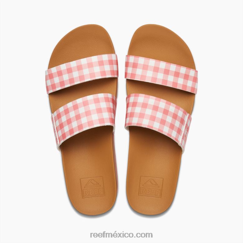 cojín vista hola Reef mujer guinga coral B4FFZ167