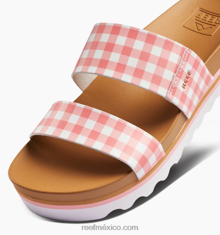 cojín vista hola Reef mujer guinga coral B4FFZ167