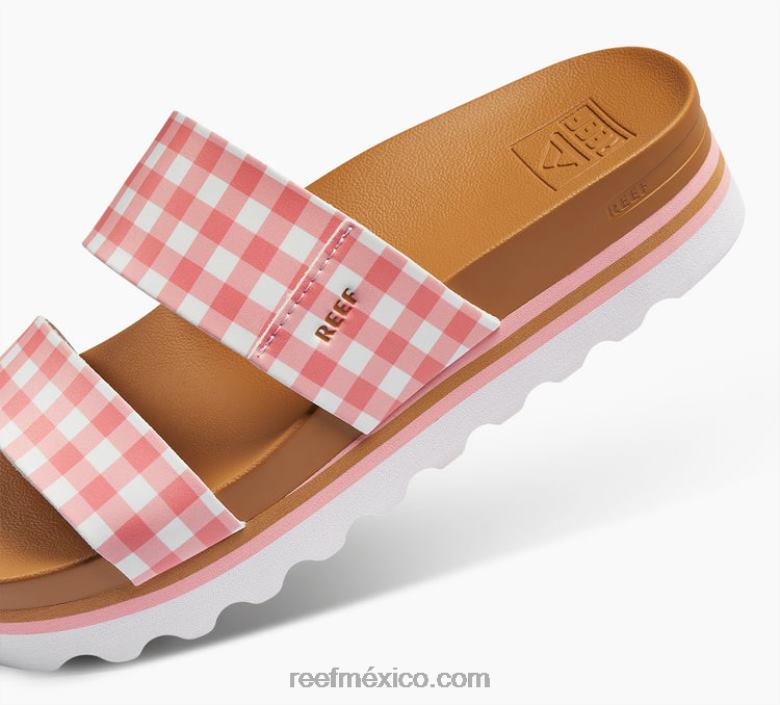 cojín vista hola Reef mujer guinga coral B4FFZ167