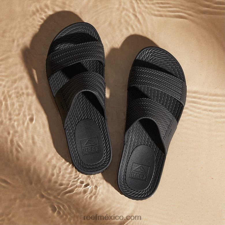 tobogán de vista de agua Reef mujer negro B4FFZ31