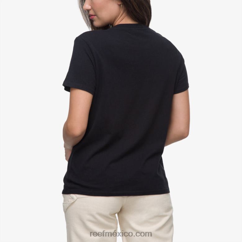 camiseta de manga corta setters Reef mujer caviar B4FFZ271
