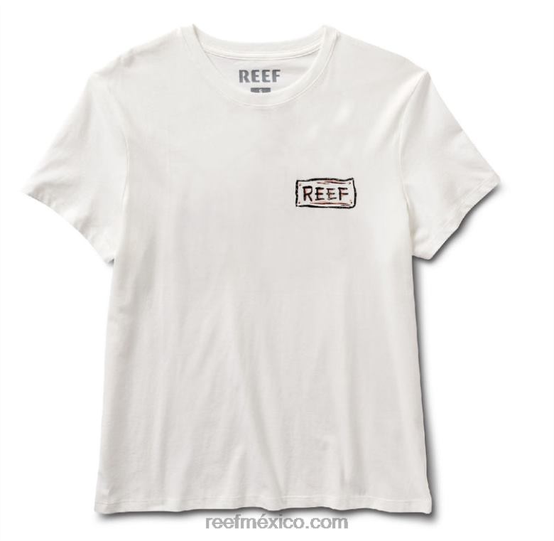 camiseta de manga corta shacktime Reef mujer malvavisco B4FFZ280