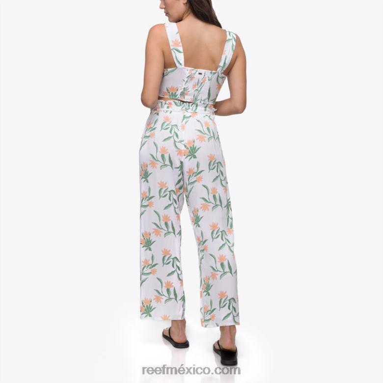 pantalón paperbag esperanza Reef mujer blanco brillante B4FFZ291