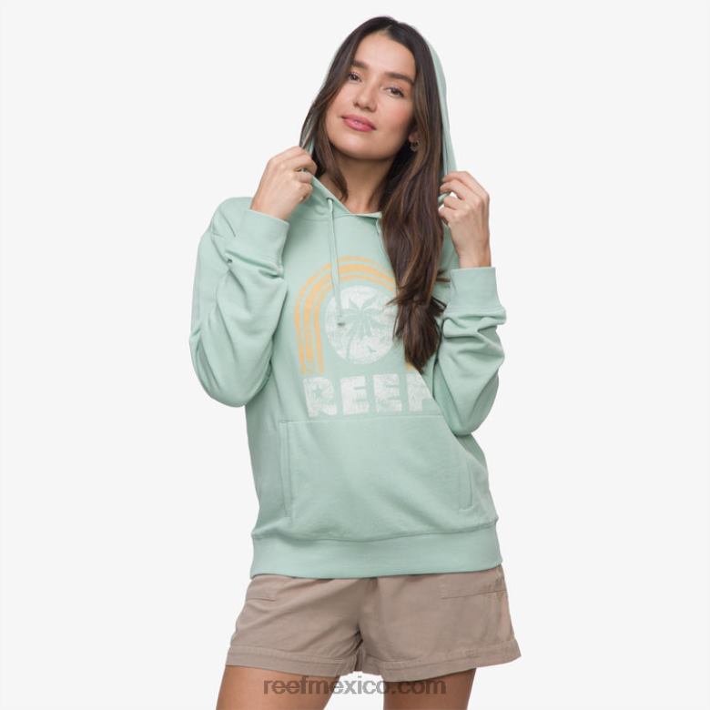 fuentes sudadera con capucha Reef mujer todavía verde B4FFZ286