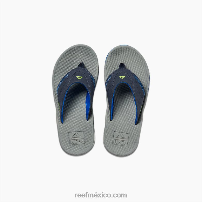 niños abanicando Reefazul marino/lima B4FFZ859